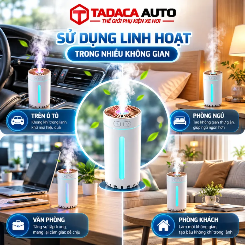 Sử dụng linh hoạt trong nhiều không gian