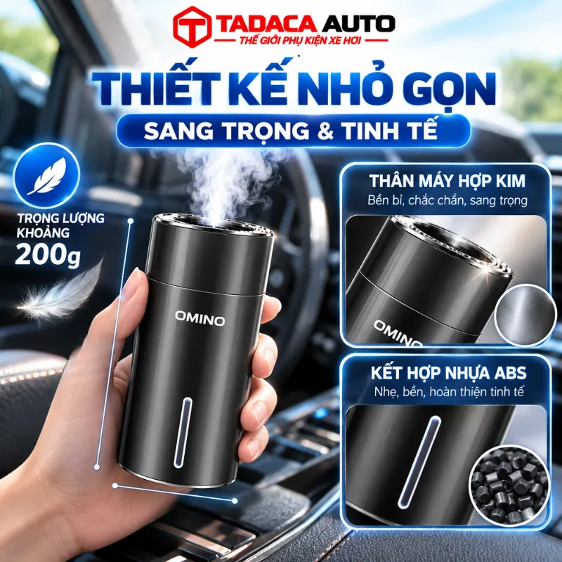 Thiết kế nhỏ gọn, thân máy hợp kim sang trọng