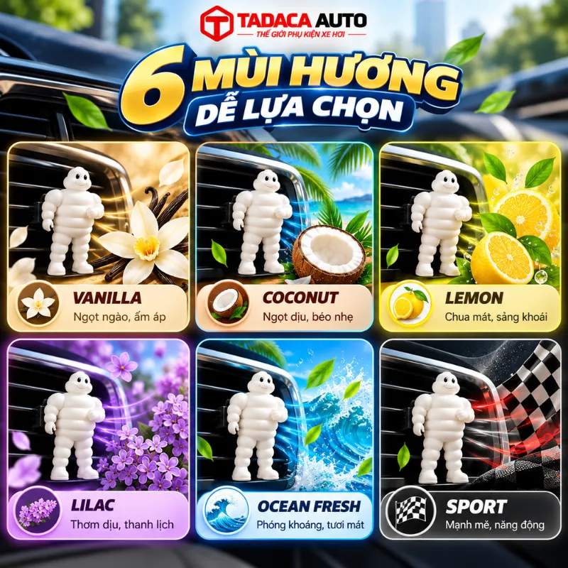 6 mùi hương dễ lựa chọn