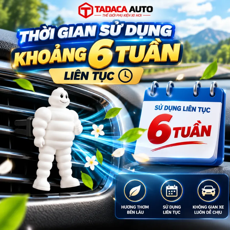 Sử dụng khoảng 6 tuần