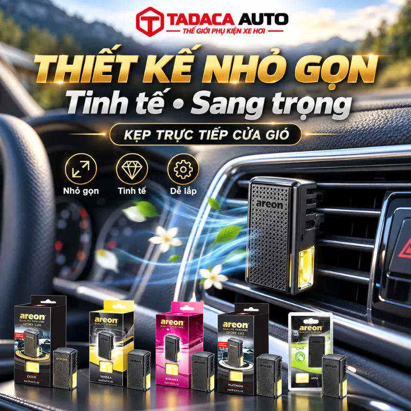 Thiết kế nhỏ gọn, kẹp trực tiếp cửa gió