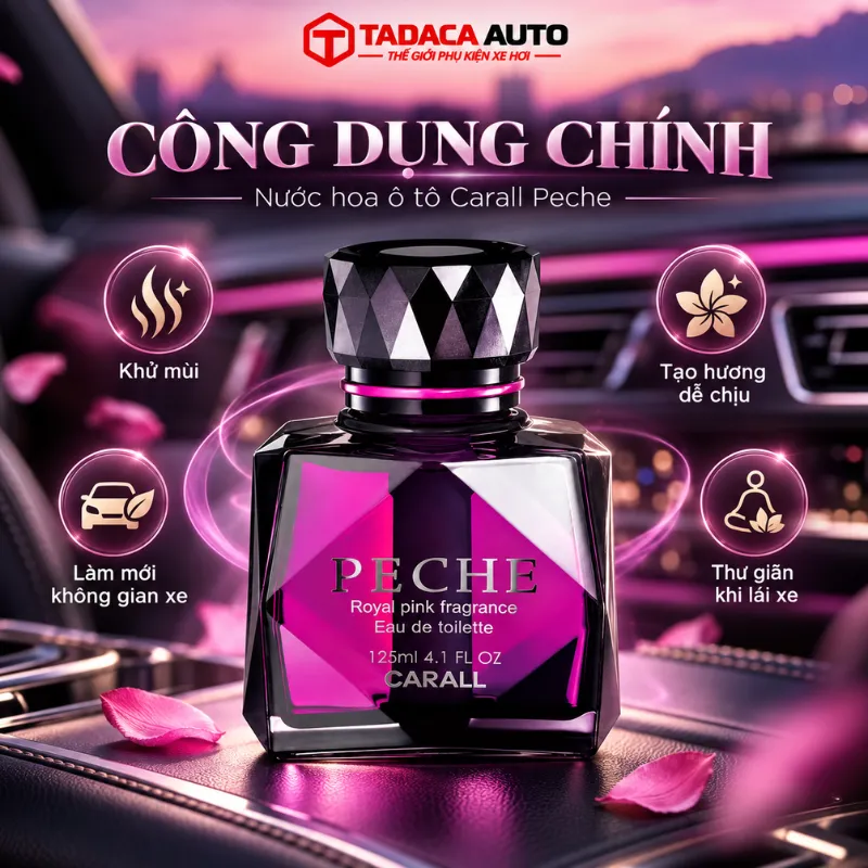 Công dụng của nước hoa ô tô Carall Nhật Bản cao cấp