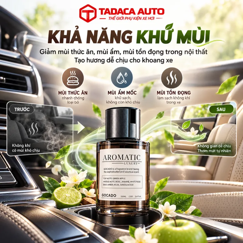 Khả năng khử mùi và tạo hương nhanh