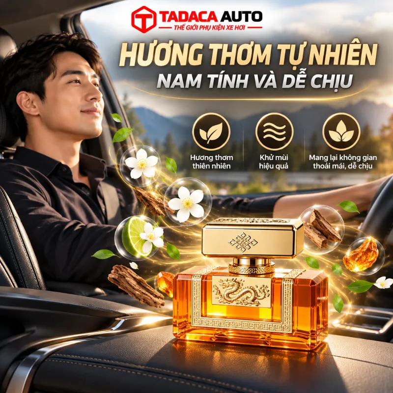 Hương thơm tự nhiên, nam tính và dễ chịu