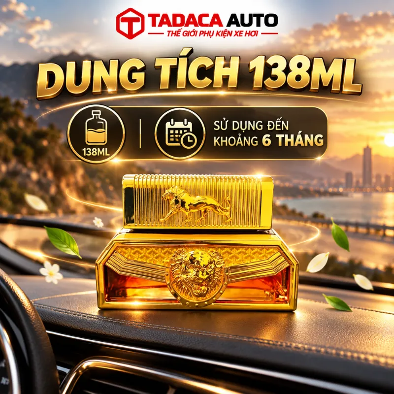 Dung tích 138ml sử dụng 3 - 6 tháng