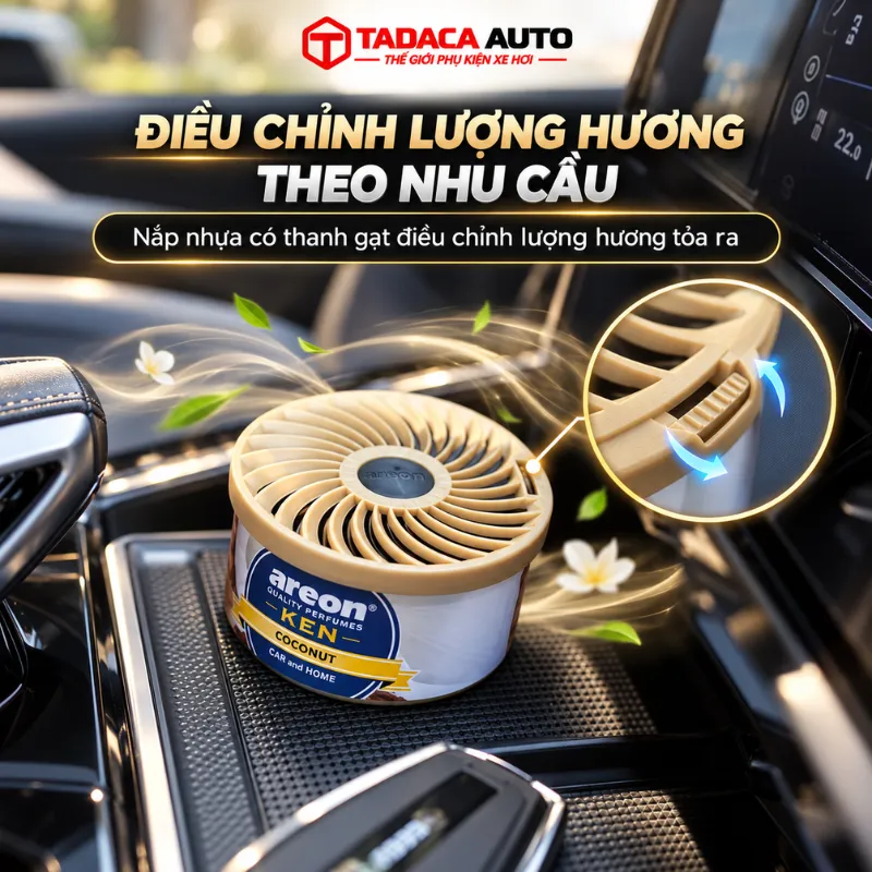 Điều chỉnh lượng hương theo nhu cầu