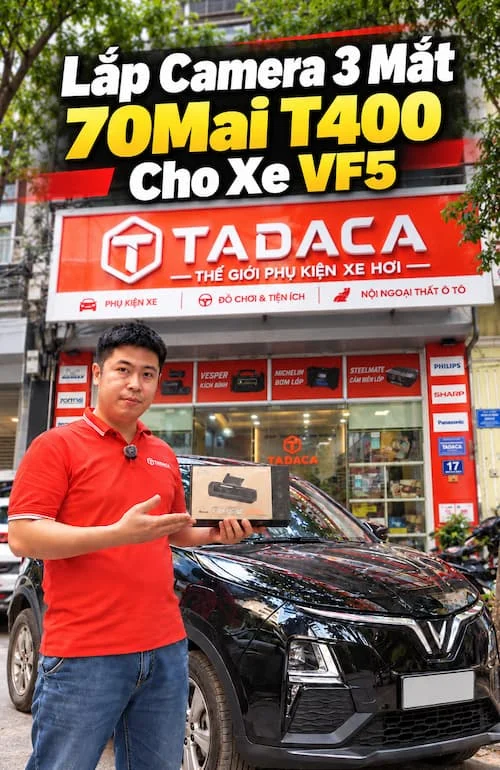 Camera Hành Trình 70mai T400 - 3 Mắt 4K