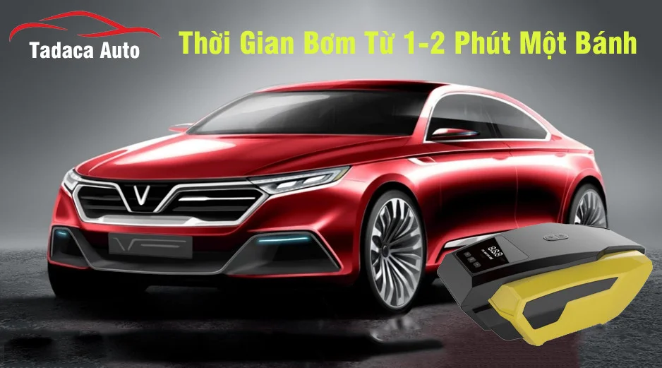 Bơm Lốp Portable Điện Tử