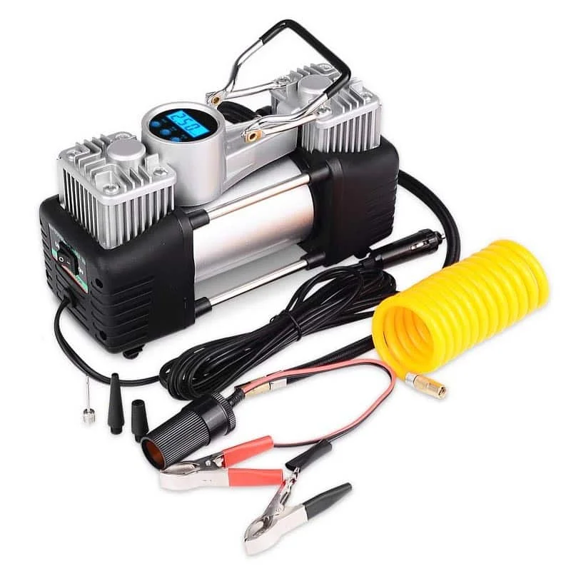 Bơm Lốp Ô Tô 2 Xi Lanh Điện Tử Cao Cấp - Tadaca Auto Việt Nam