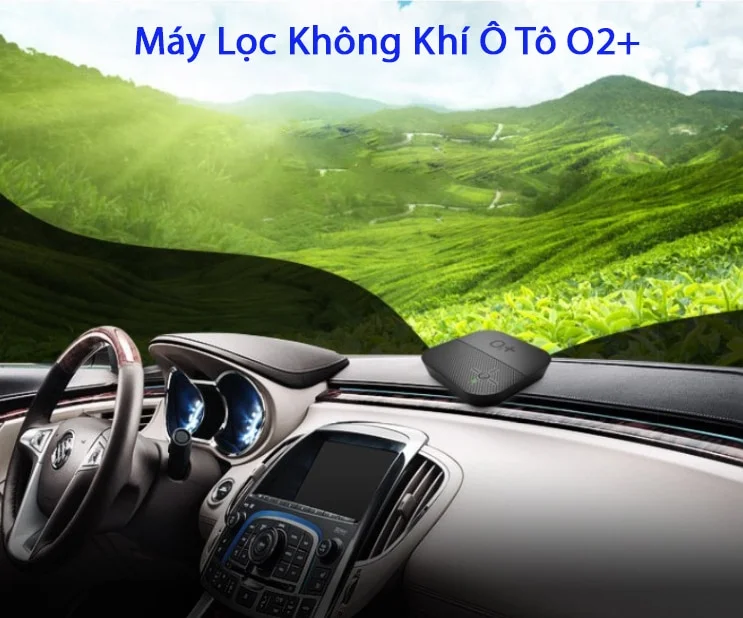 Máy Lọc Không Khí Ô Tô O2+ Japan