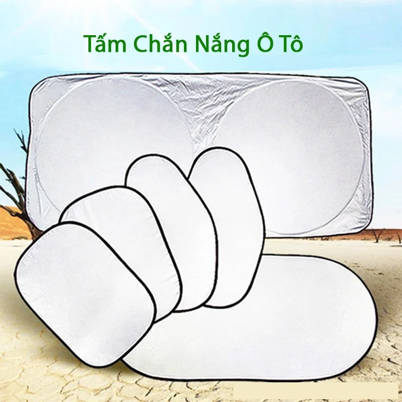 Combo 6 Tấm Chắn Nắng Cho Xe Ô Tô Cao Cấp