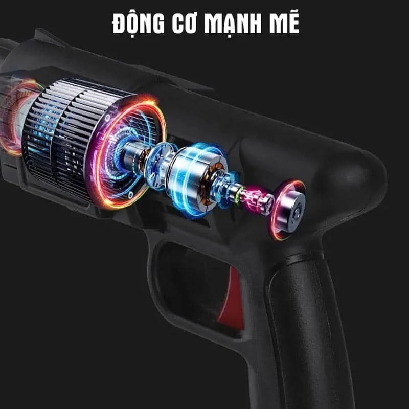 Máy Rửa Xe Ô Tô Không Dây Cao Cấp