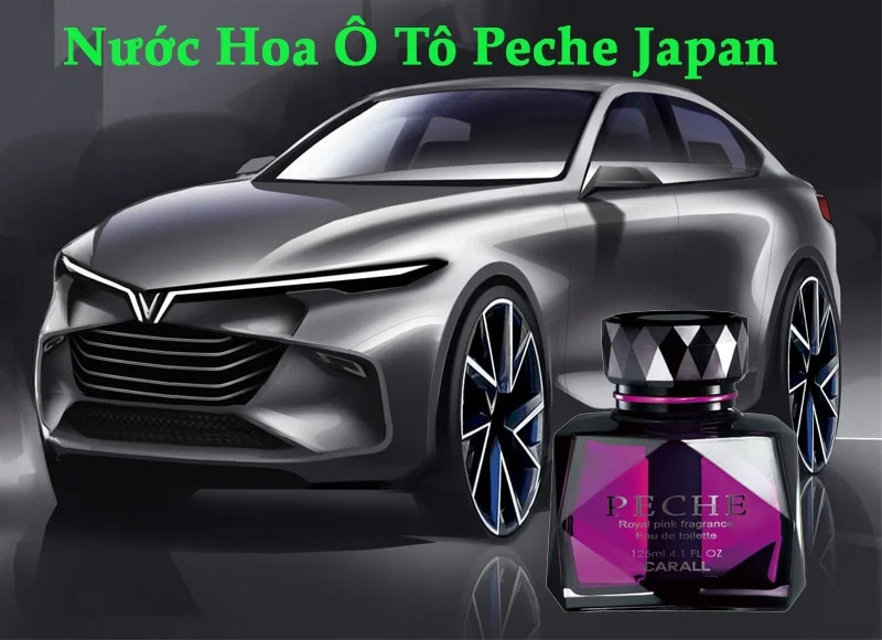 Nước Hoa Ô Tô Carall Peche Chính Hãng Japan