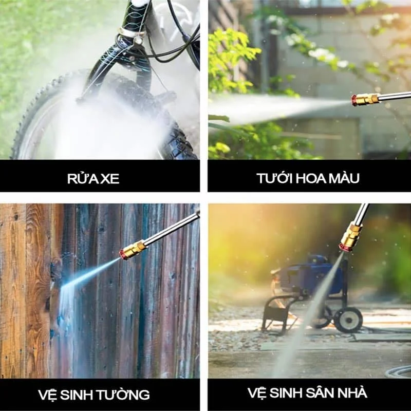 Máy Rửa Xe Ô Tô Không Dây Cao Cấp