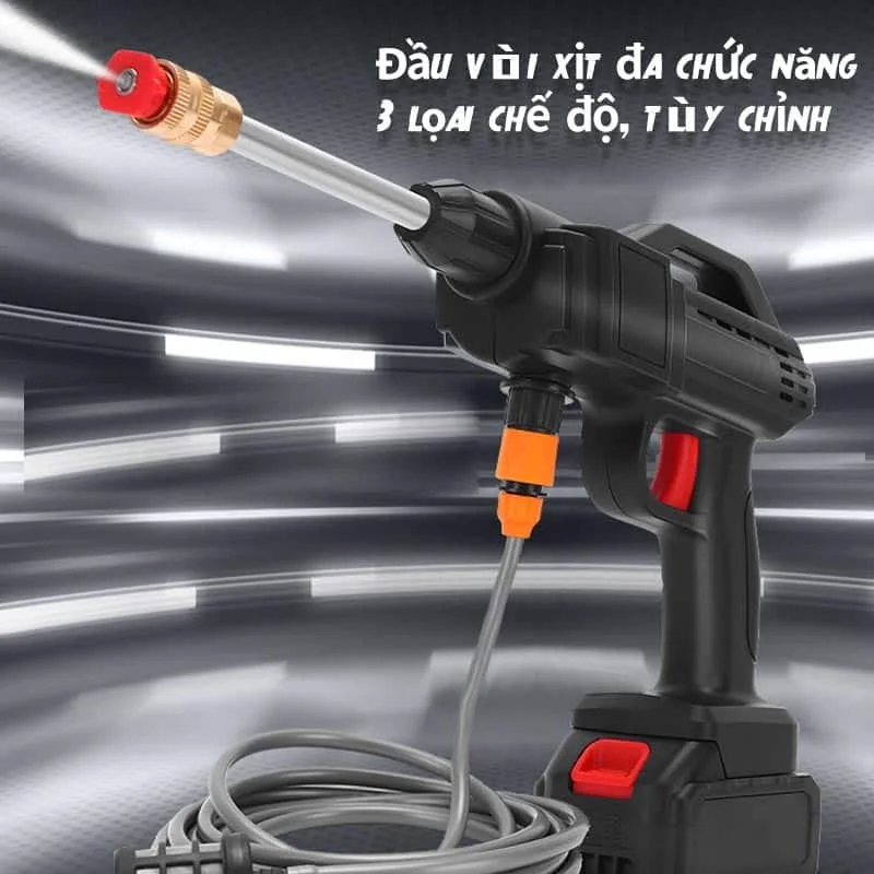 Máy Rửa Xe Ô Tô Không Dây Cao Cấp