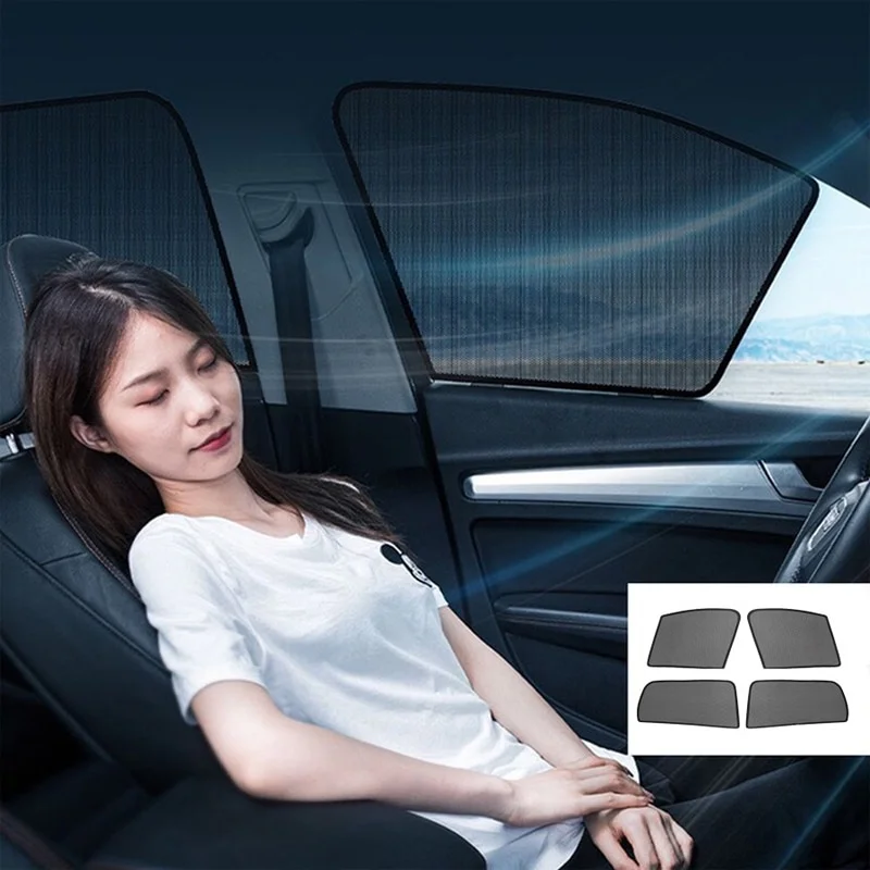 Rèm Che Nắng Cửa Kính Ô Tô Có Nam Châm Cao Cấp