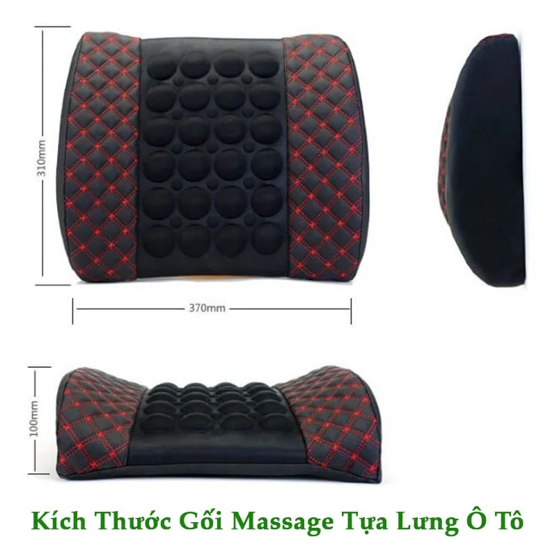 Gối Tựa Lưng Massage Để Ghế Ô Tô Cao Cấp
