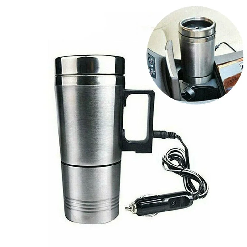 Bình Đun Nước Trên Ô Tô 12V - 24V Cao Cấp