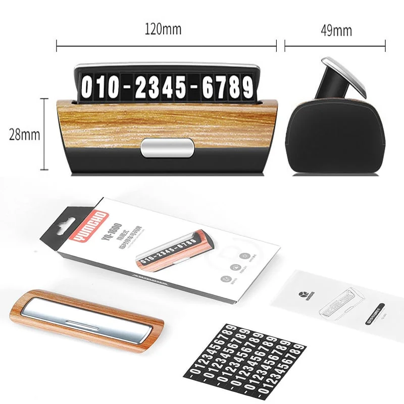Bảng Dán Số Điện Thoại Để Taplo Ô Tô Cao Cấp