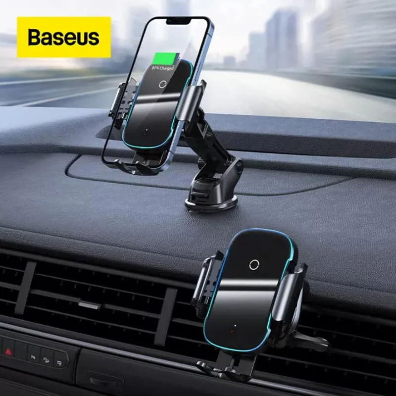 Giá Đỡ Điện Thoại Kiêm Sạc Không Dây Baseus 2 Trong 1