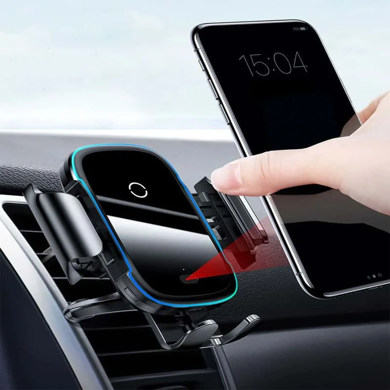 Giá Đỡ Điện Thoại Kiêm Sạc Không Dây Baseus 2 Trong 1