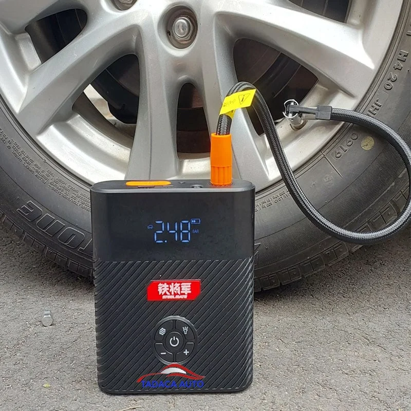 Bơm Lốp Kiêm Kích Nổ Ô Tô Steelmate P09 Chính Hãng