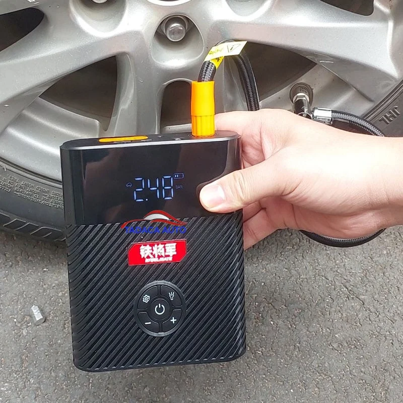 Bơm Lốp Kiêm Kích Nổ Ô Tô Steelmate P09 Chính Hãng