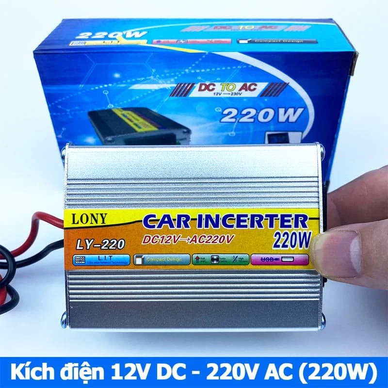 Bộ Kích Nguồn 12V Sang 220V LONY Cao Cấp