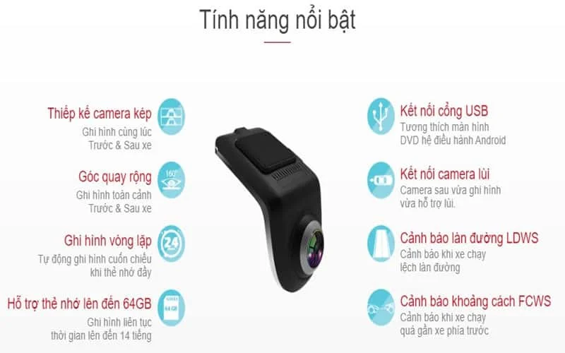 Camera Hành Trình Vietmap V5 Android Chính Hãng
