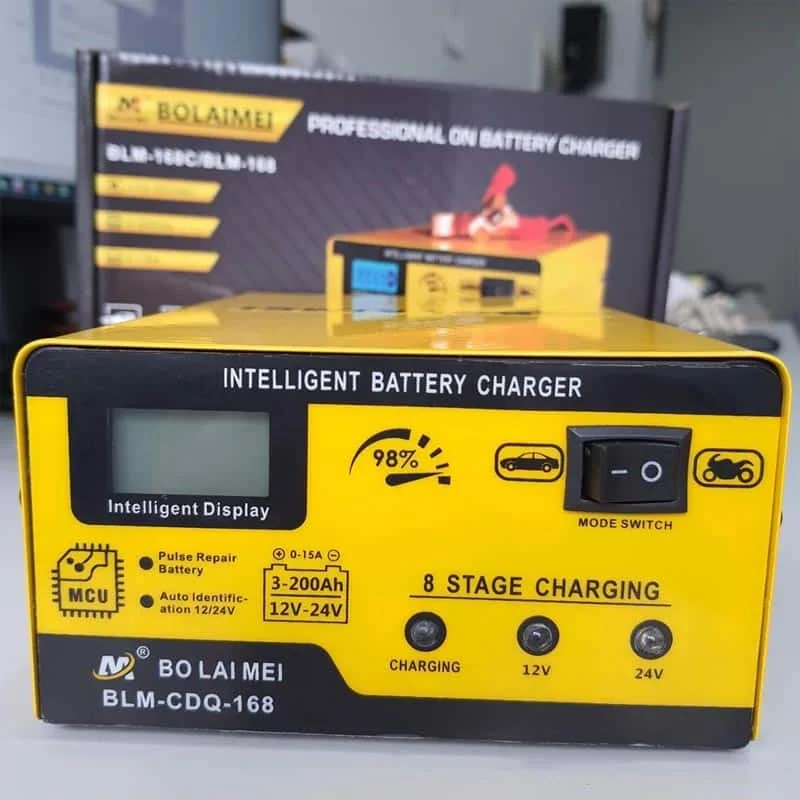 Sạc Ắc Quy Bolaimei 12V-24V 200Ah Chính Hãng