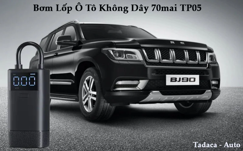 Bơm Lốp Ô Tô Xiaomi 70mai TP05 Không Dây Chính Hãng