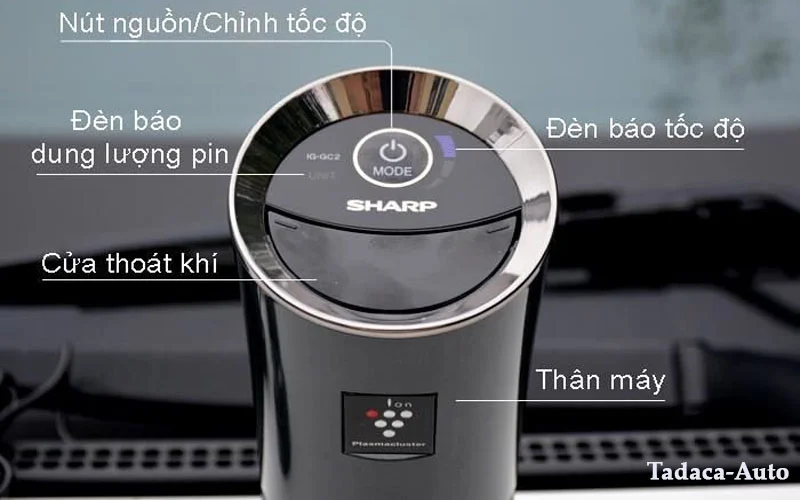 Máy Lọc Không Khí Ô Tô Sharp IG-GC2E-N Chính Hãng Nhật Bản