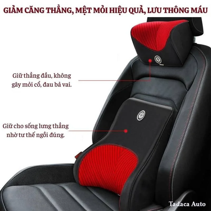 Gối Tựa Lưng Tựa Đầu Ô Tô Cao Cấp
