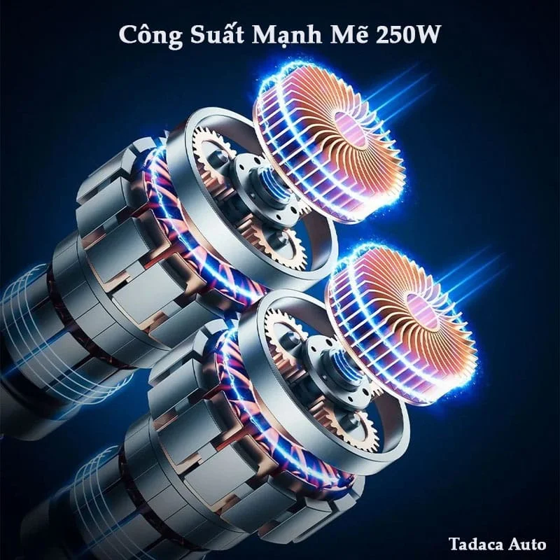 Bơm Lốp Ô Tô Không Dây Baseus Chính Hãng
