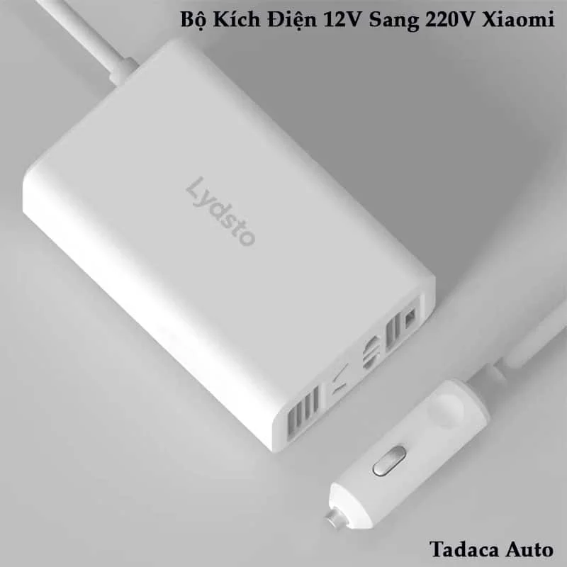 Tẩu Kích Điện Ô Tô 12V Sang 220V Xiaomi Chính Hãng