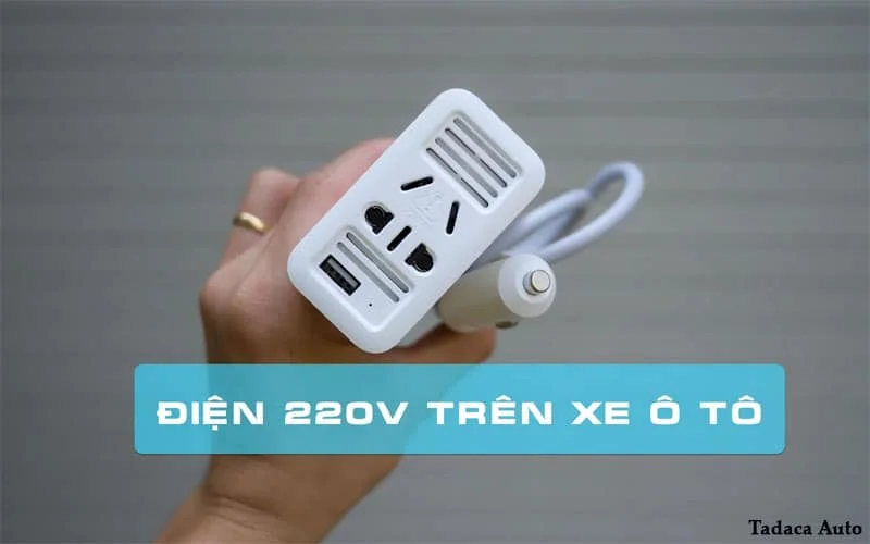 Tẩu Kích Điện Ô Tô 12V Sang 220V Xiaomi Chính Hãng