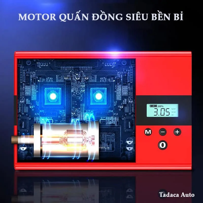 Bơm Lốp Kiêm Kích Bình Soulor Đa Năng Chính Hãng