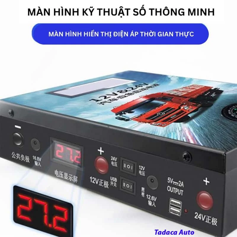 Bộ Kích Bình Ô Tô Tải 12V-24V Chính Hãng Cao Cấp