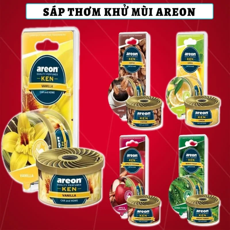 Top 5 mùi hương sáp thơm Areon được ưa chuộng nhất năm 2023
