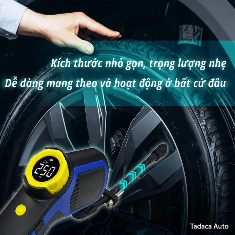 Bơm Lốp Cầm Tay Michelin M2208S Không Dây Cao Cấp