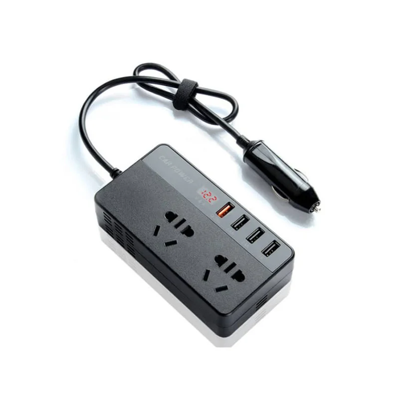 Bộ Chuyển Nguồn Ô Tô 12V-24V Sang 220V Inverter