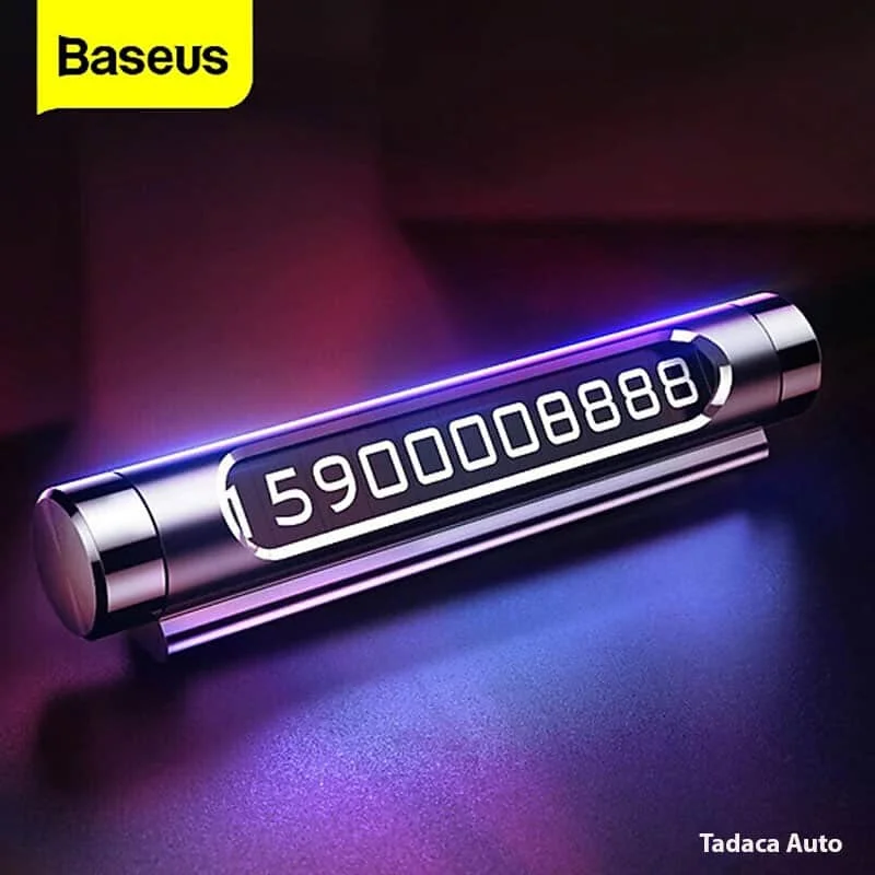 Bảng Số Điện Thoại Ô Tô Baseus Dual Number