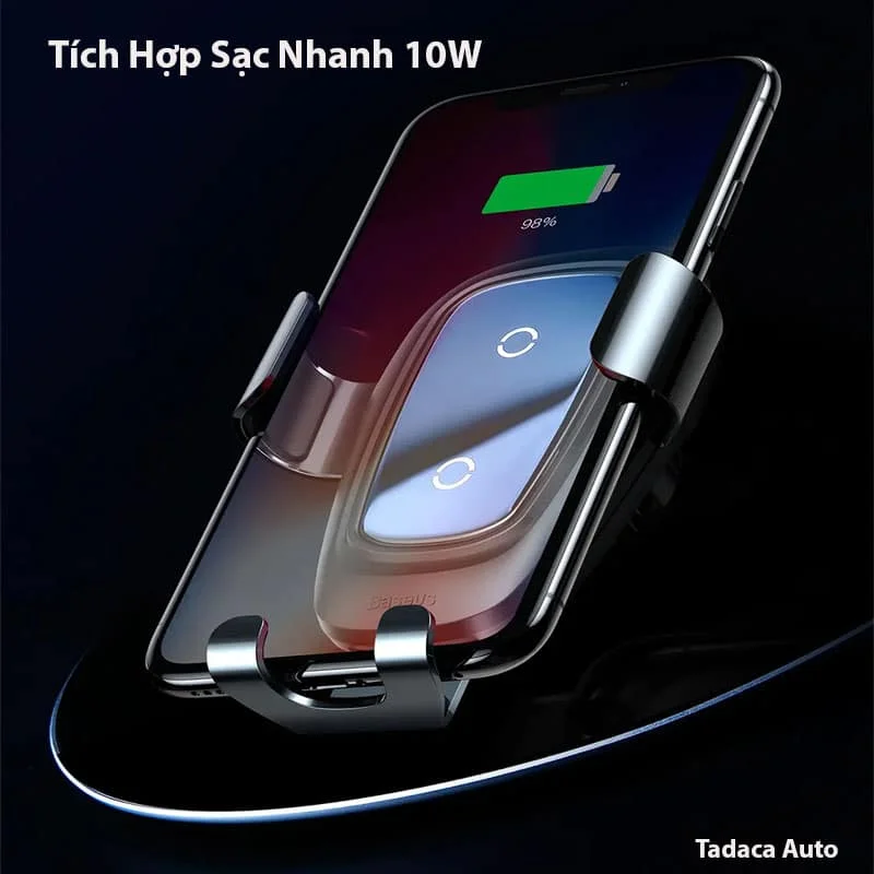 Giá Đỡ Điện Thoại Tích Hợp Sạc Không Dây Baseus