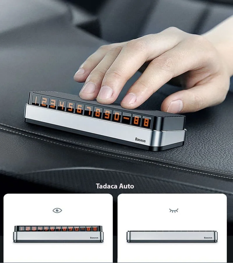 Bảng Số Điện Thoại Ô Tô Baseus