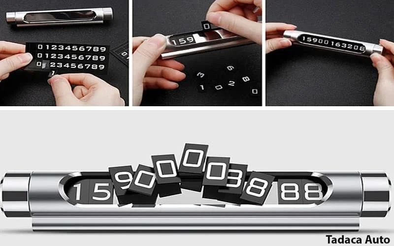 Bảng Số Điện Thoại Ô Tô Baseus Dual Number