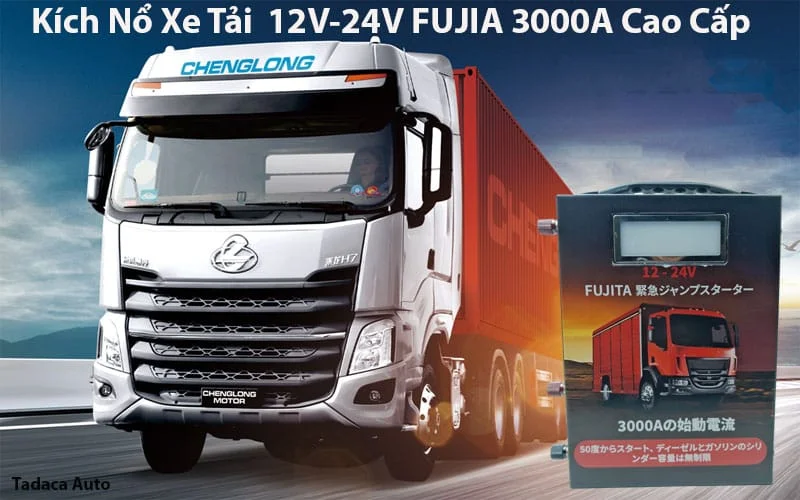 Bộ Kích Bình Xe Tải FUJITA 12V-24V Chính Hãng Nhật Bản
