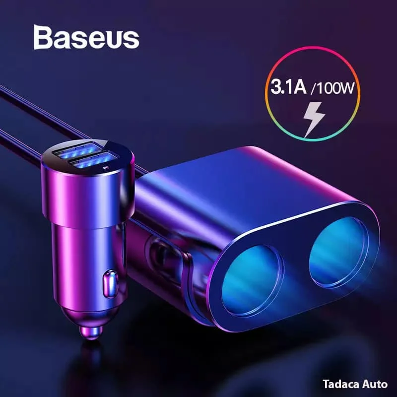 Tẩu Sạc Đa Năng Baseus 80W Chính Hãng