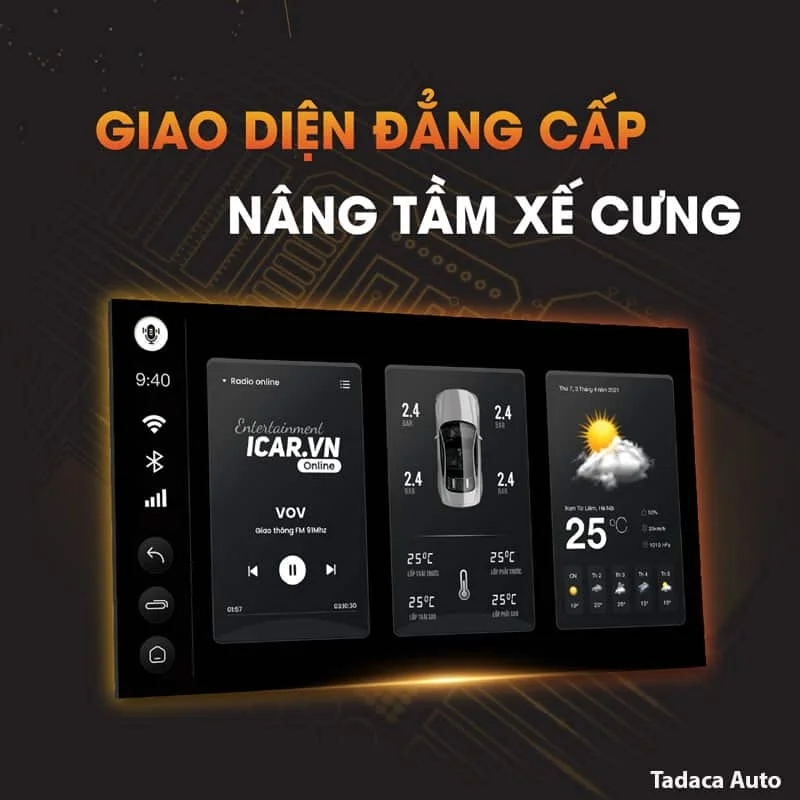 Android Box Ô Tô ICAR Elliview D5 Chính Hãng