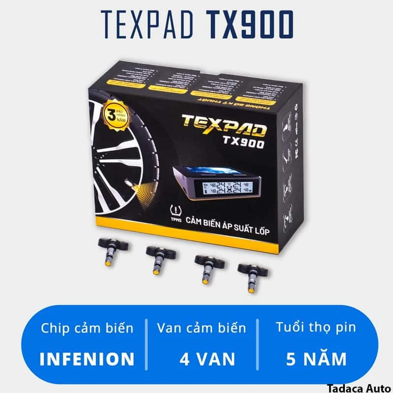 Cảm Biến Áp Suất Lốp TexPad TX900 Van Trong