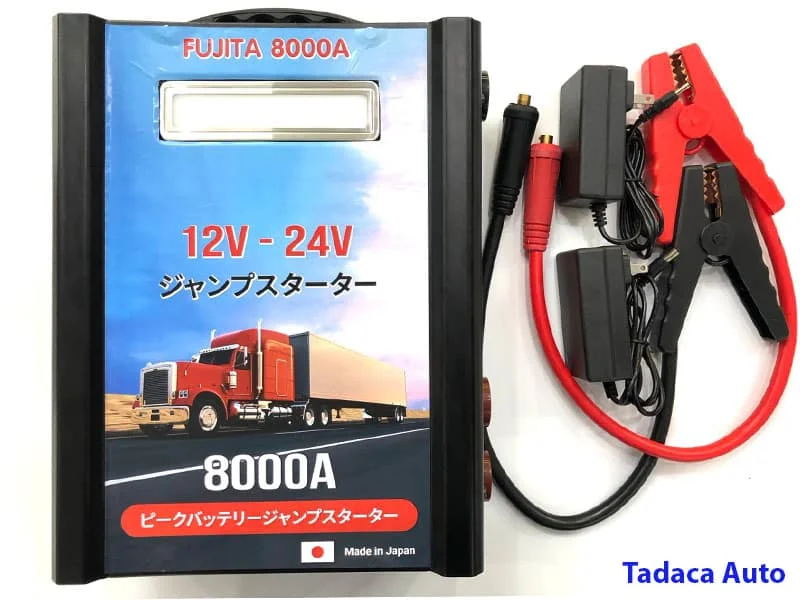 Kích Bình Xe Tải FUJITA 8000A 12V-24V Siêu Khủng